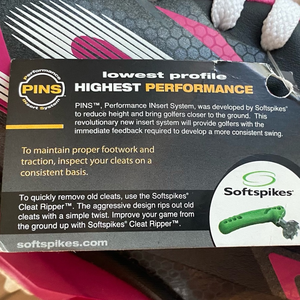 Skechers Women's GoGolf Blade Black & Pink Golf Shoes 9 New Without Box - Picture 13 of 13